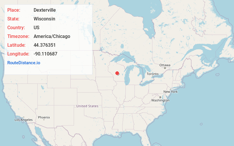 Map of Dexterville