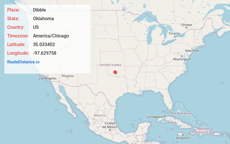 Map of Dibble