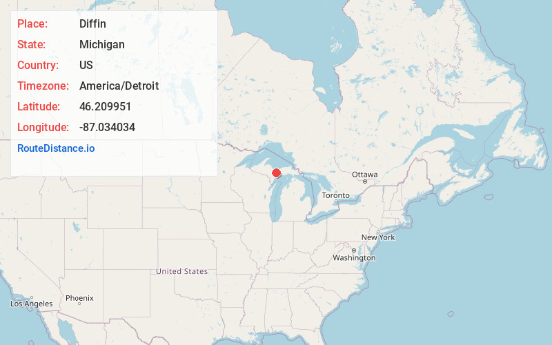 Map of Diffin