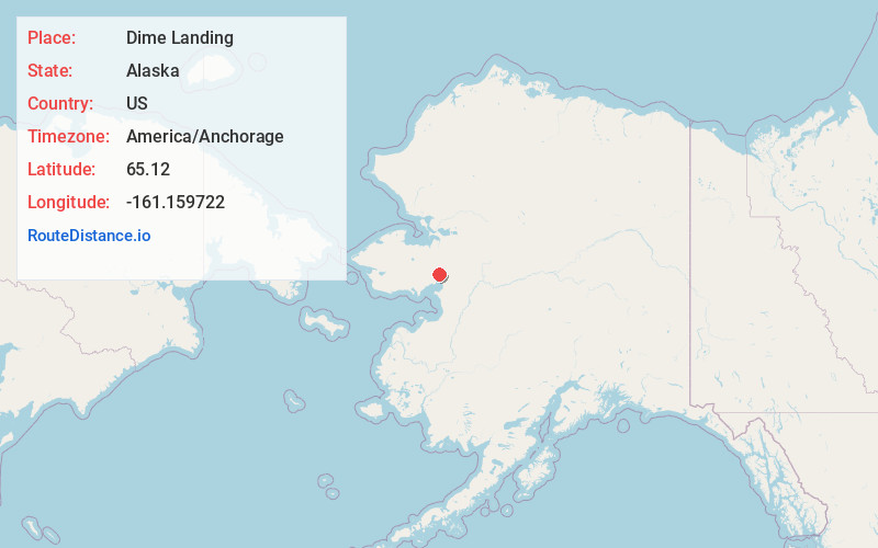 Map of Dime Landing