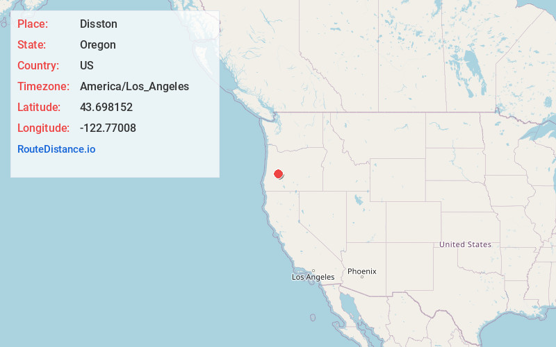 Map of Disston