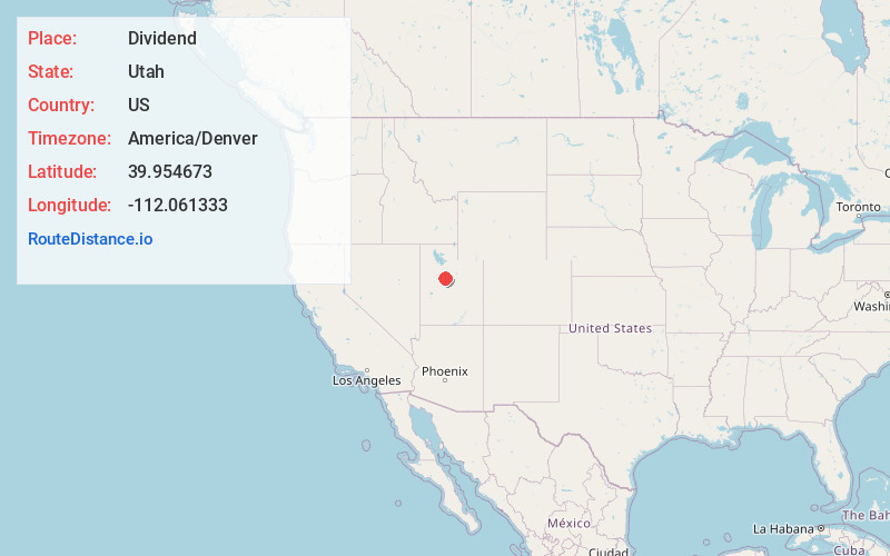 Map of Dividend