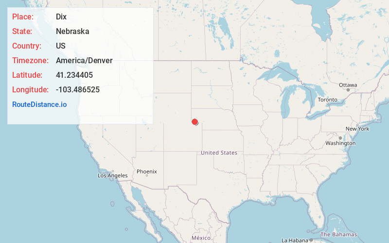 Map of Dix