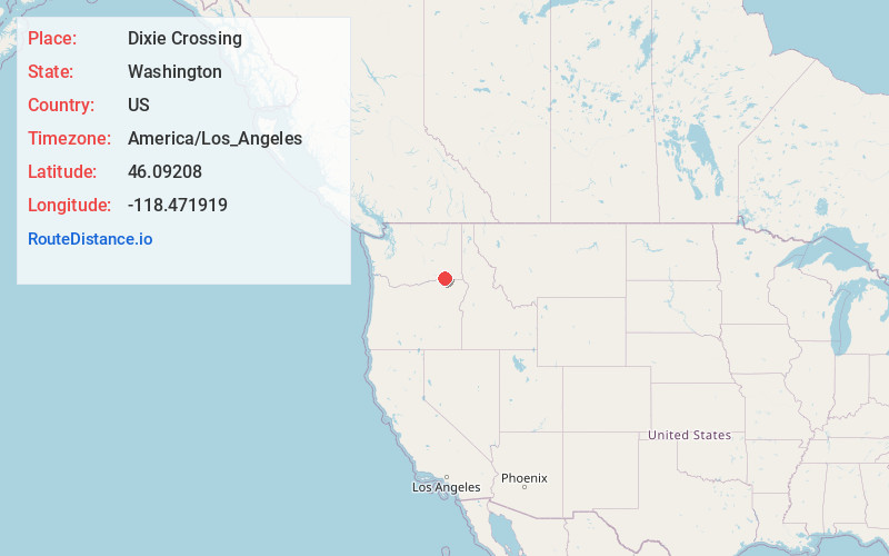 Map of Dixie Crossing