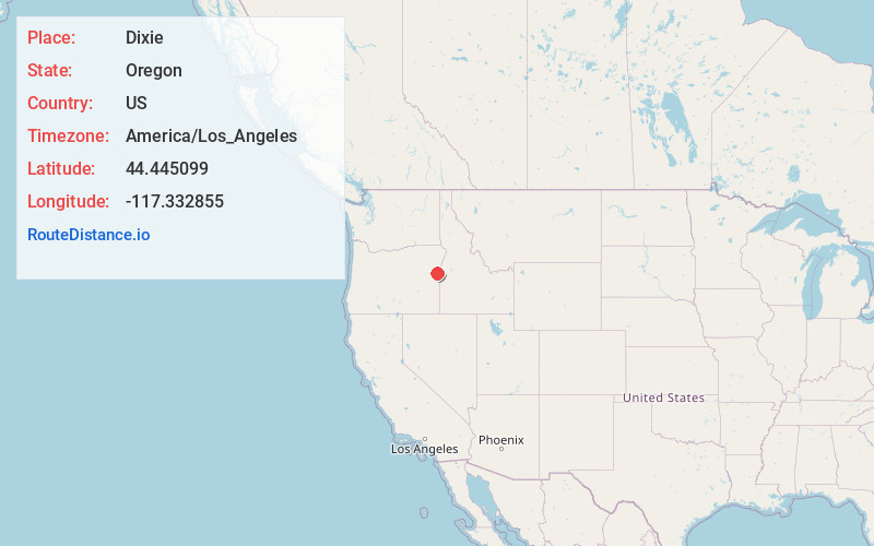 Map of Dixie