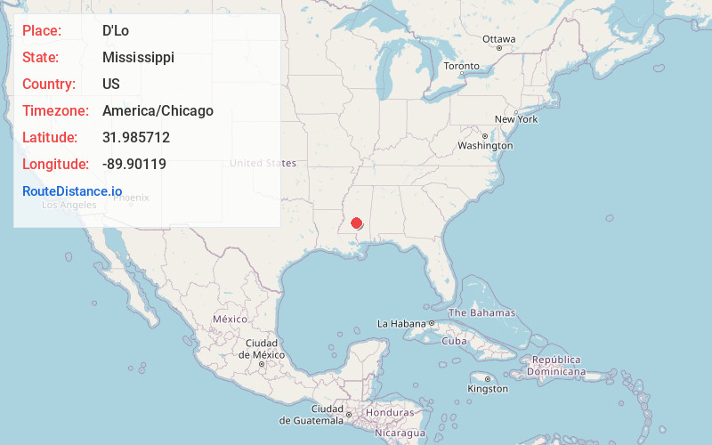 Map of D'Lo