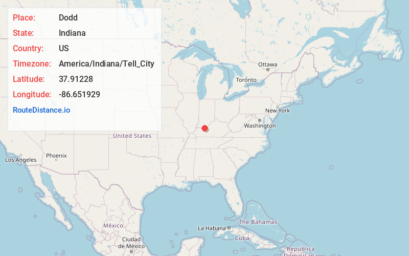 Map of Dodd
