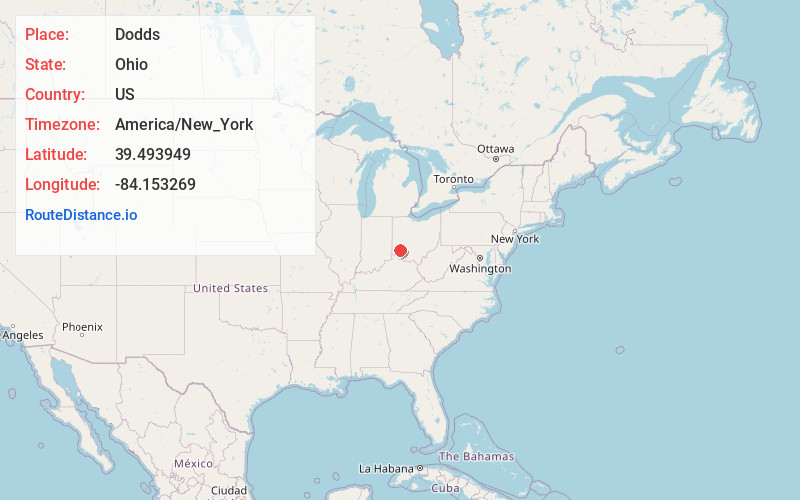 Map of Dodds