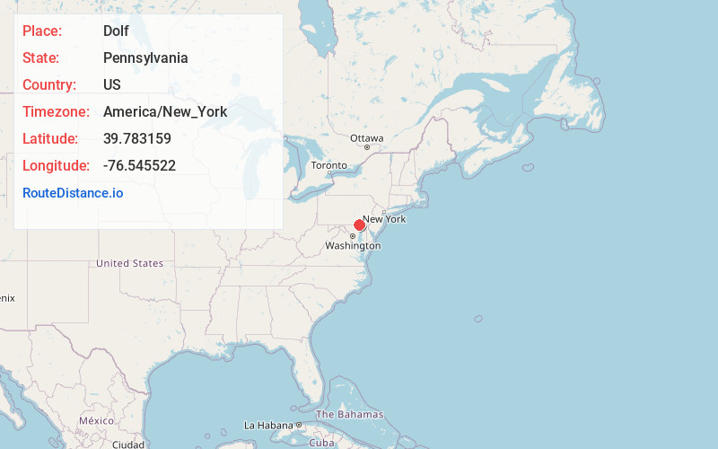 Map of Dolf