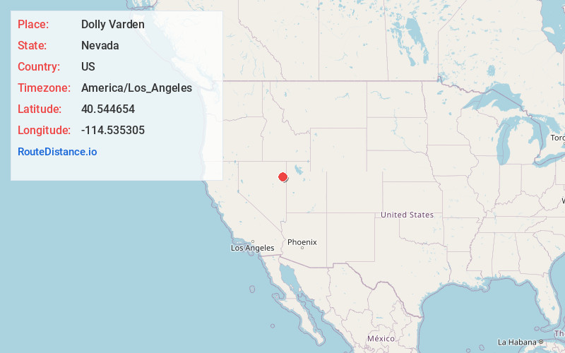 Map of Dolly Varden