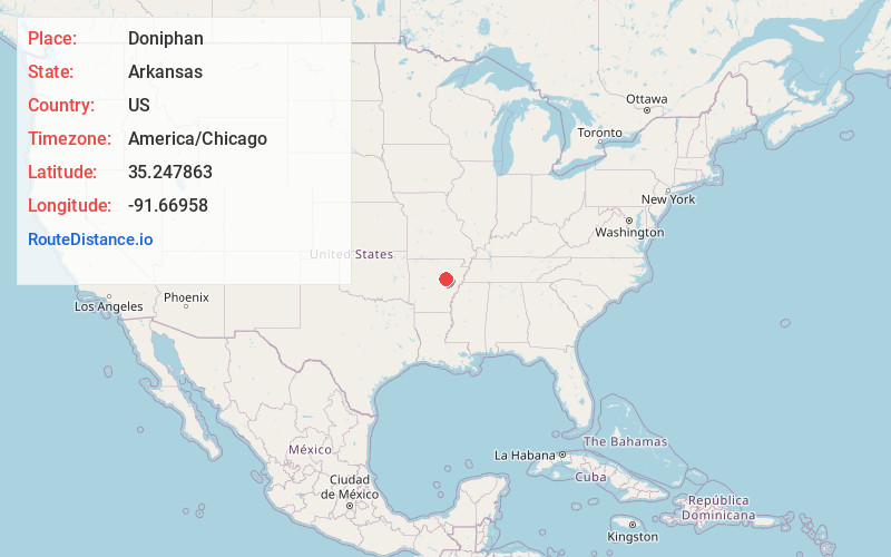 Map of Doniphan
