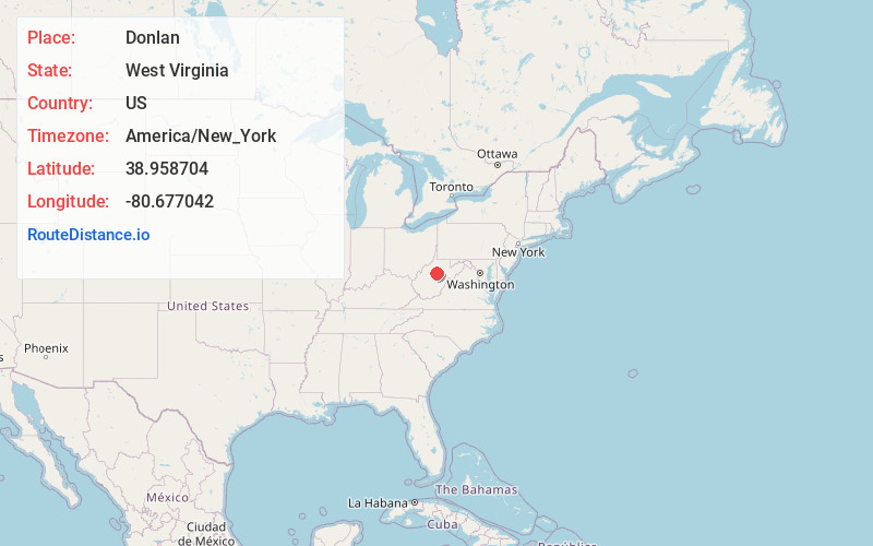 Map of Donlan