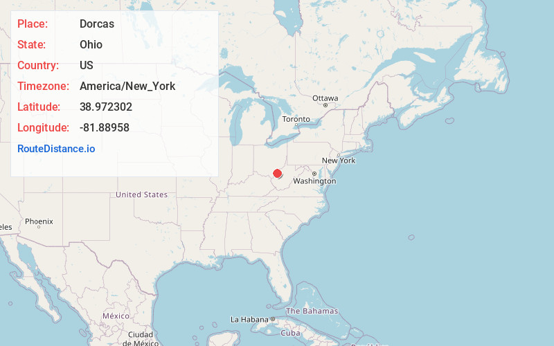 Map of Dorcas