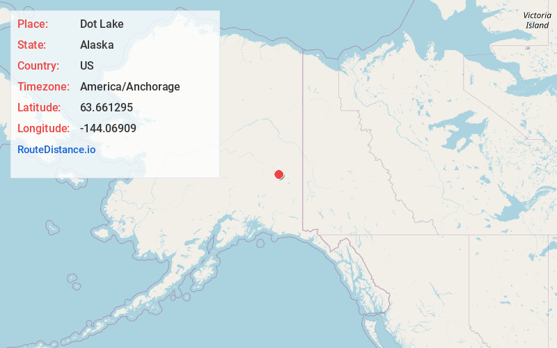 Map of Dot Lake
