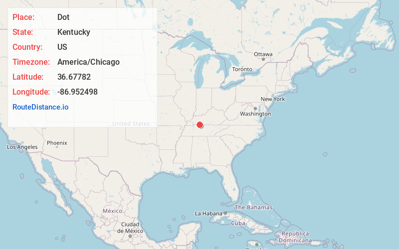 Map of Dot