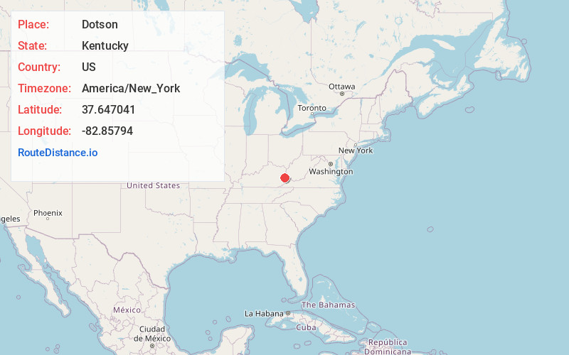 Map of Dotson