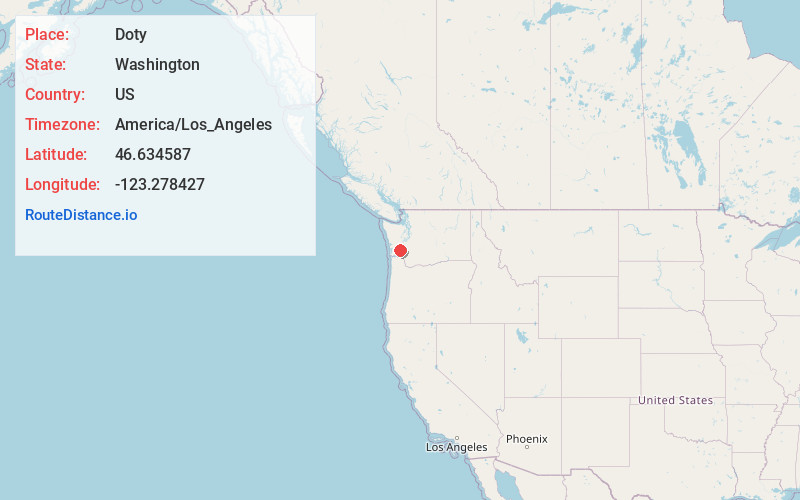 Map of Doty