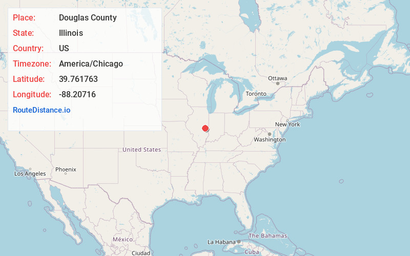 Map of Douglas County