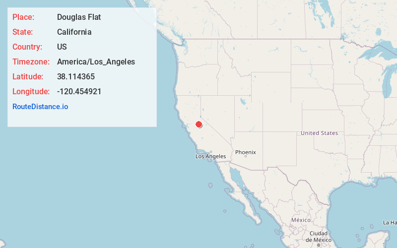 Map of Douglas Flat