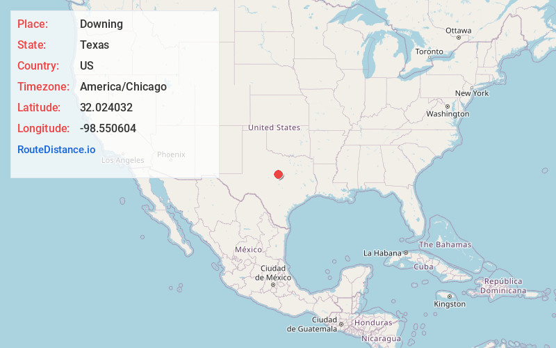 Map of Downing