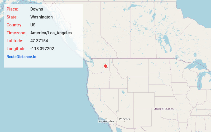 Map of Downs