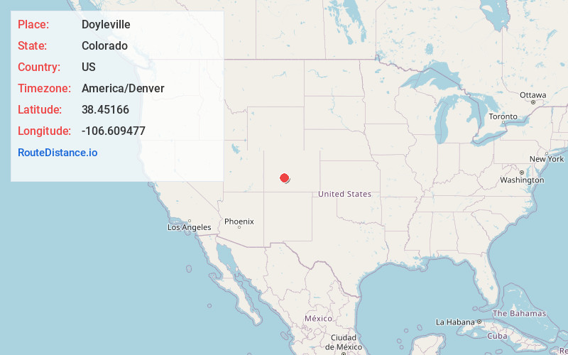 Map of Doyleville