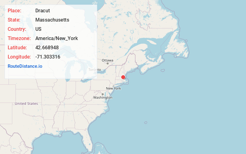 Map of Dracut