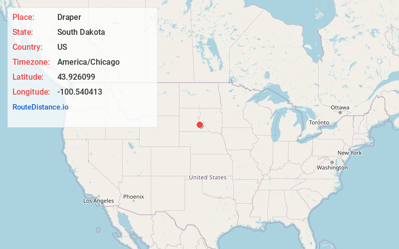 Map of Draper