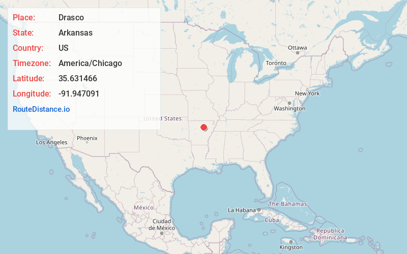 Map of Drasco