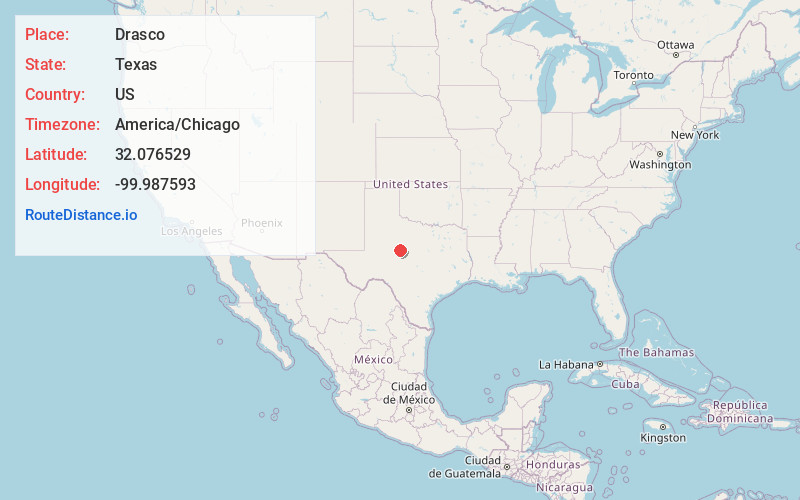 Map of Drasco