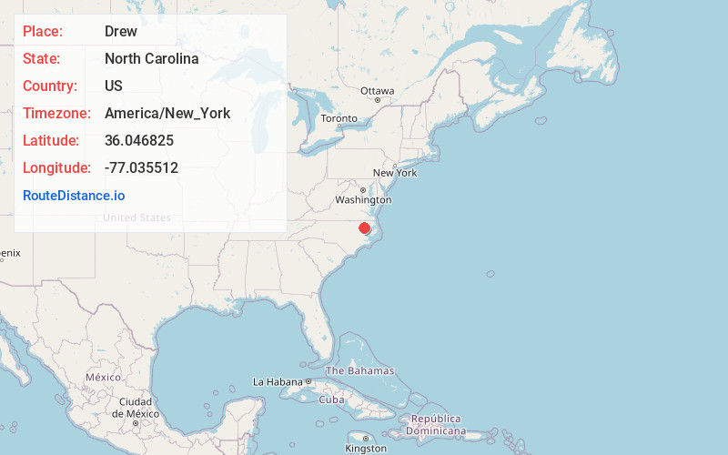 Map of Drew