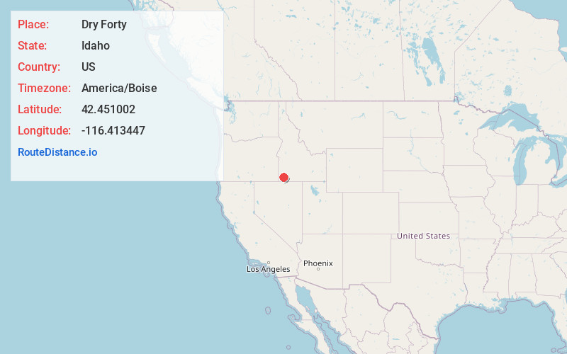 Map of Dry Forty