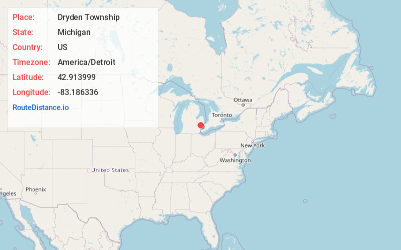Map of Dryden Township