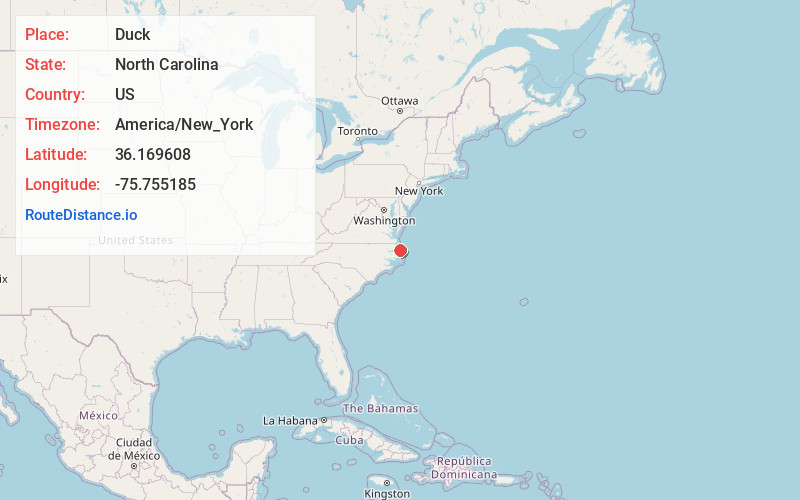 Map of Duck