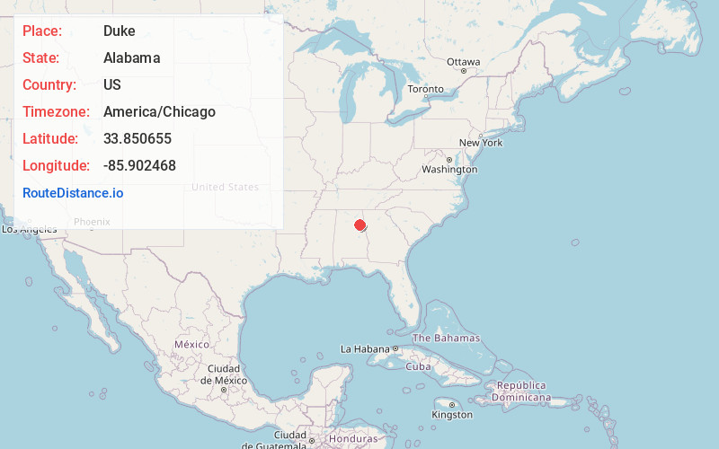 Map of Duke