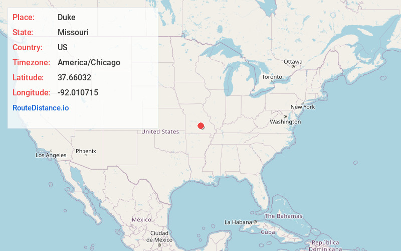 Map of Duke