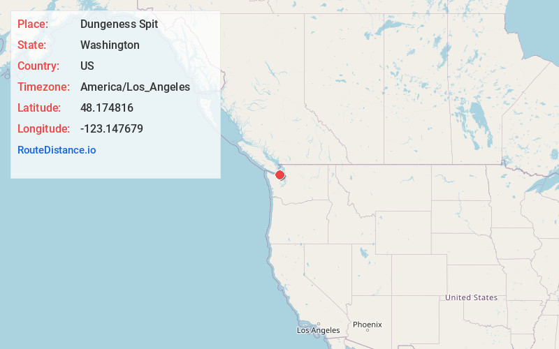 Map of Dungeness Spit