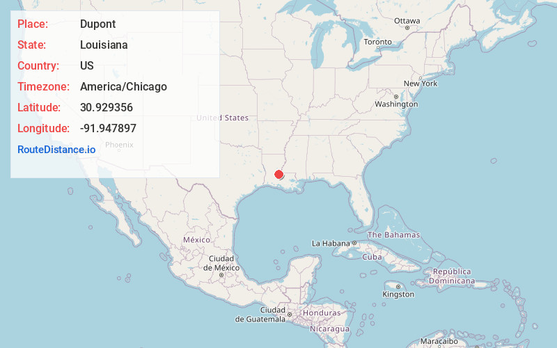 Map of Dupont