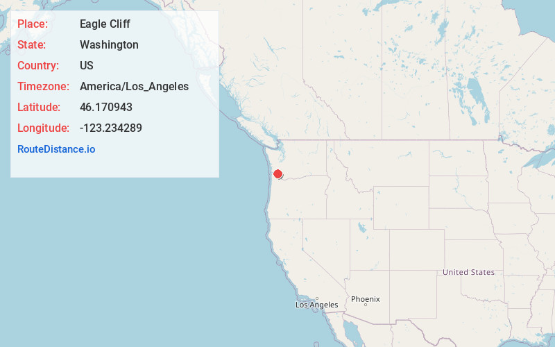 Map of Eagle Cliff