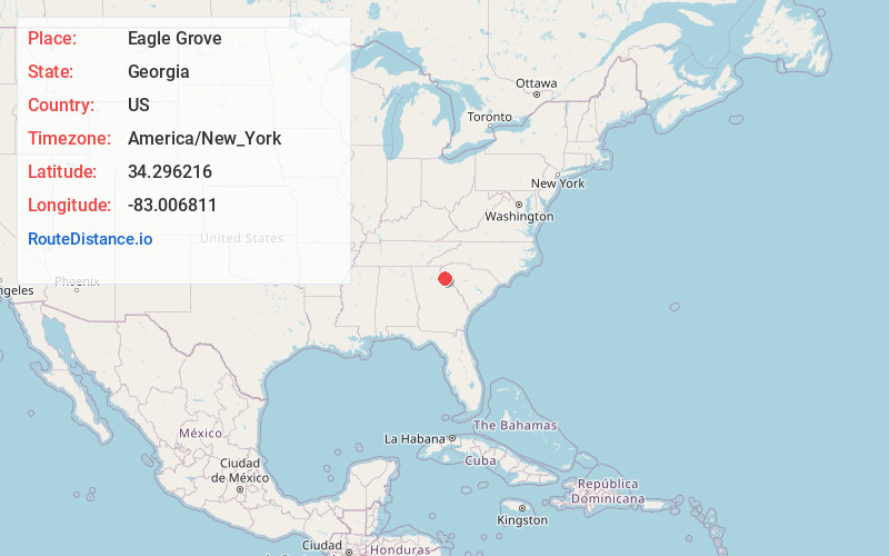Map of Eagle Grove