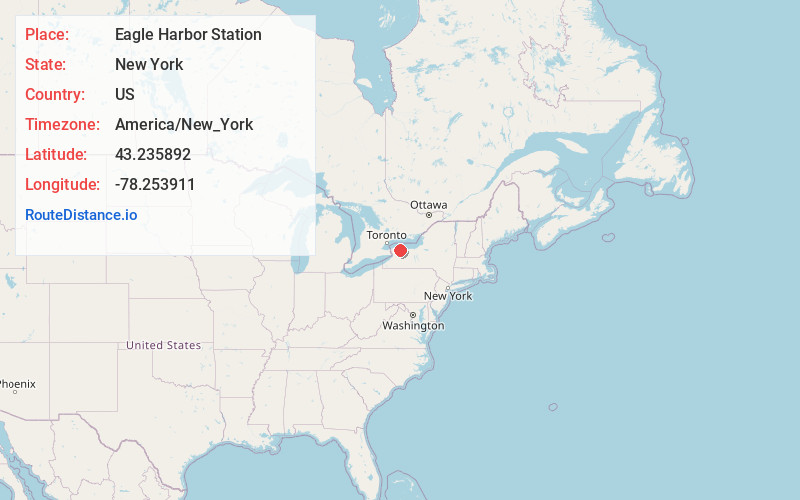 Map of Eagle Harbor Station