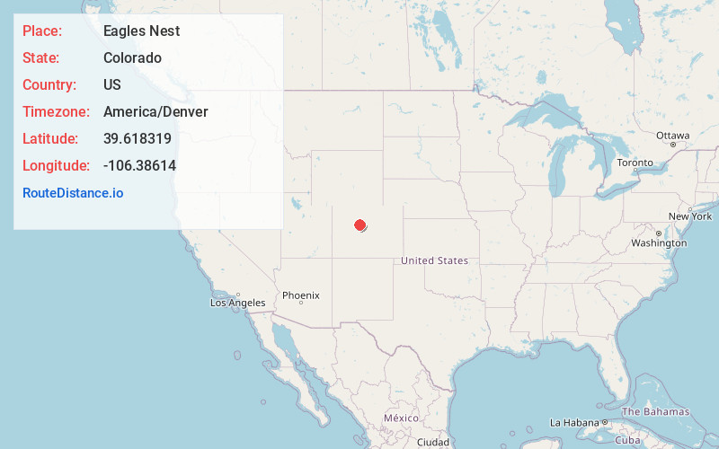 Map of Eagles Nest