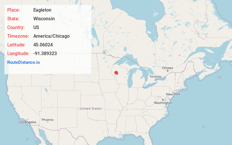 Map of Eagleton