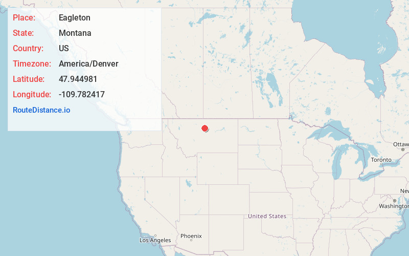 Map of Eagleton