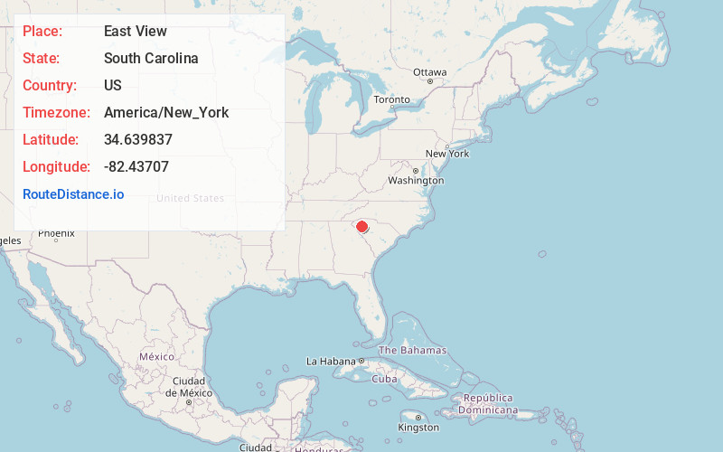 Map of East View