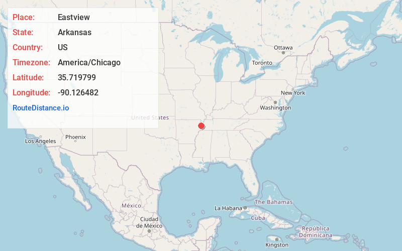 Map of Eastview