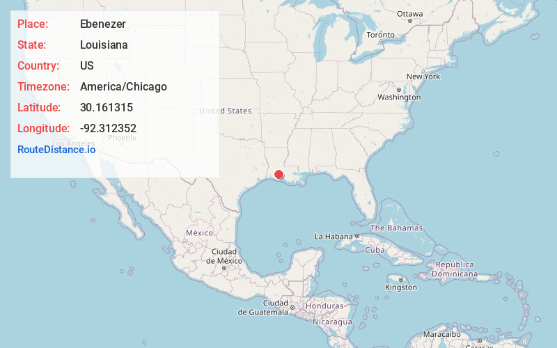 Map of Ebenezer