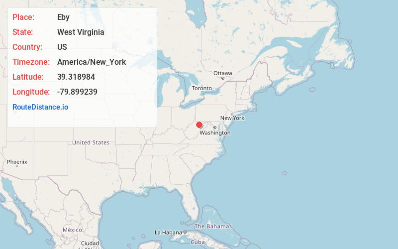 Map of Eby