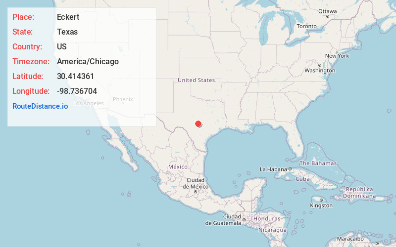 Map of Eckert