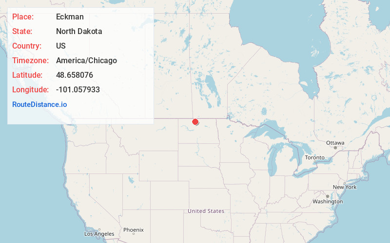 Map of Eckman